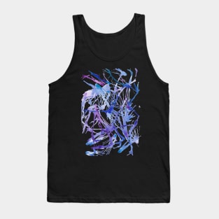 Indigo Splash Doodle Tank Top